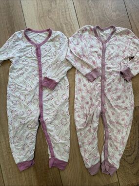 Reflex Pink Patterned Long-Sleeve Footless Sleep Sacks - Set of 2